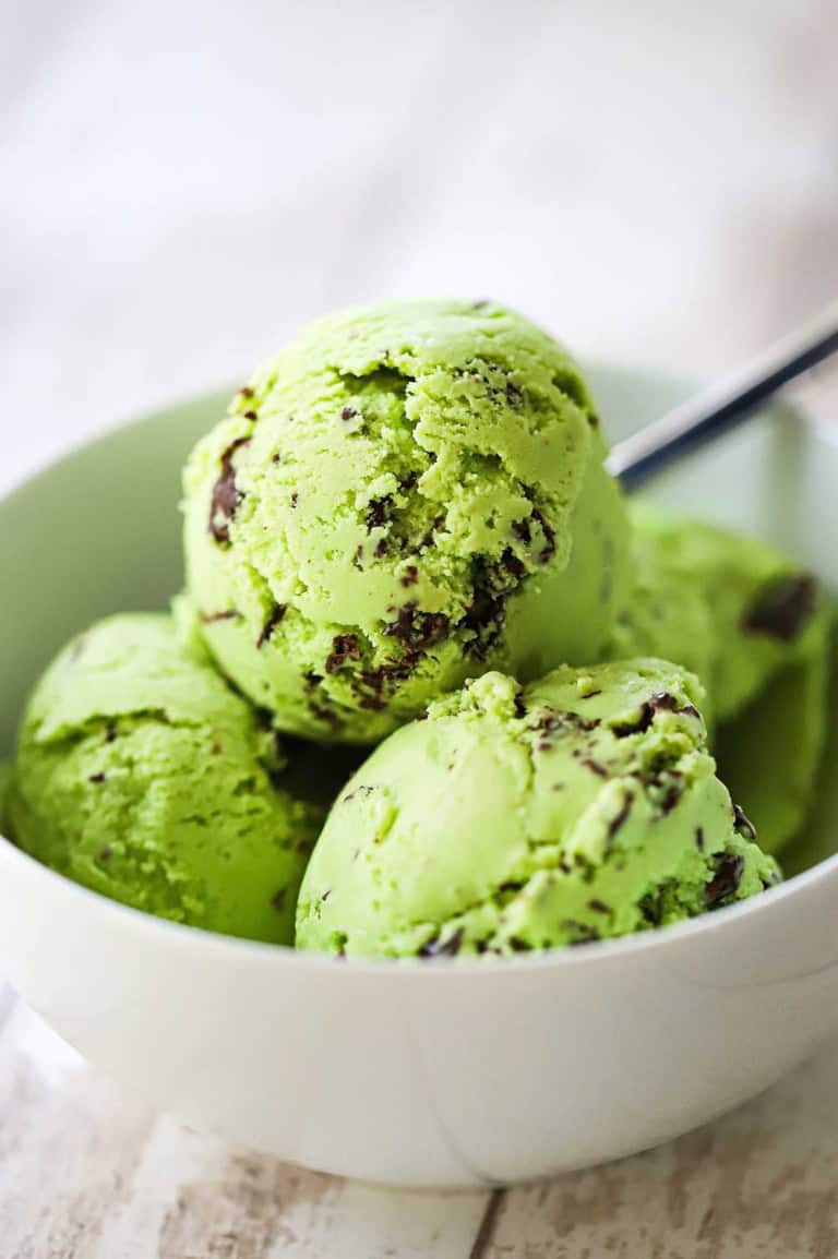 Homemade Mint Chocolate Chip Ice Cream | How To Feed A Loon