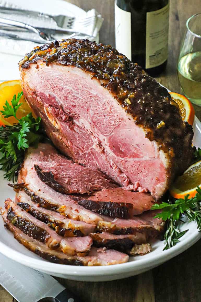 Bourbon Orange Glazed Ham (Holiday Ham) | How To Feed A Loon