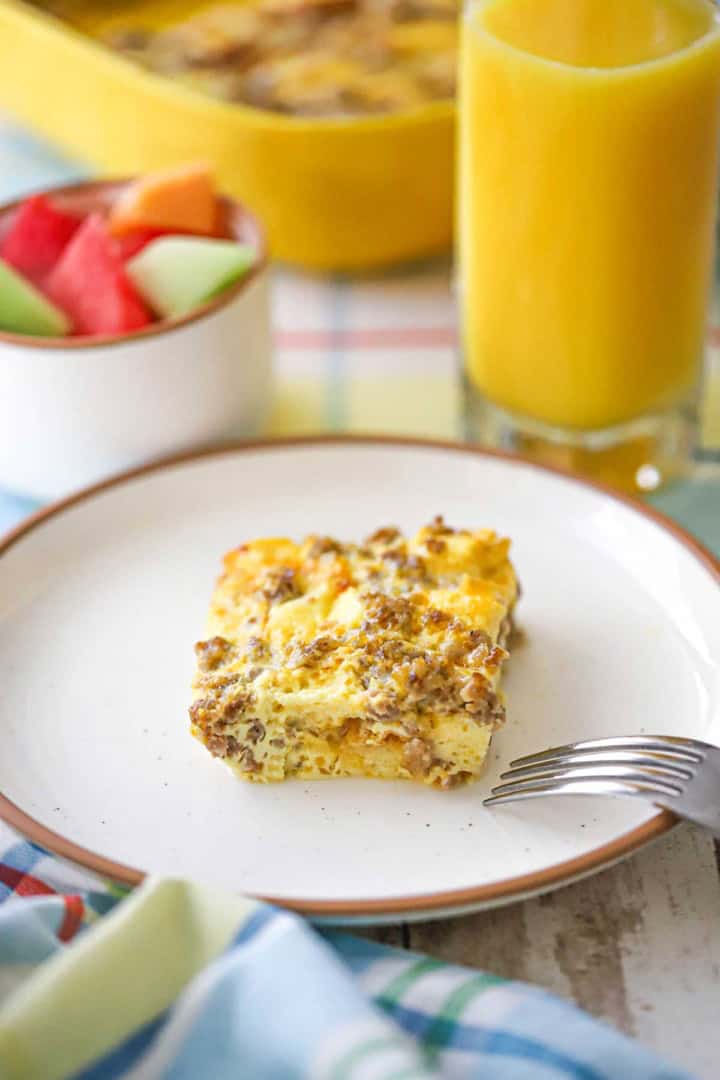 Classic Breakfast Casserole (Egg Bake) | How To Feed A Loon