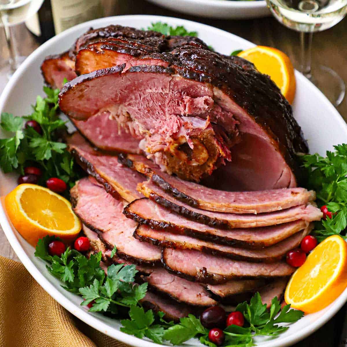 Honey Mustard-Glazed Smoked Ham | How To Feed A Loon