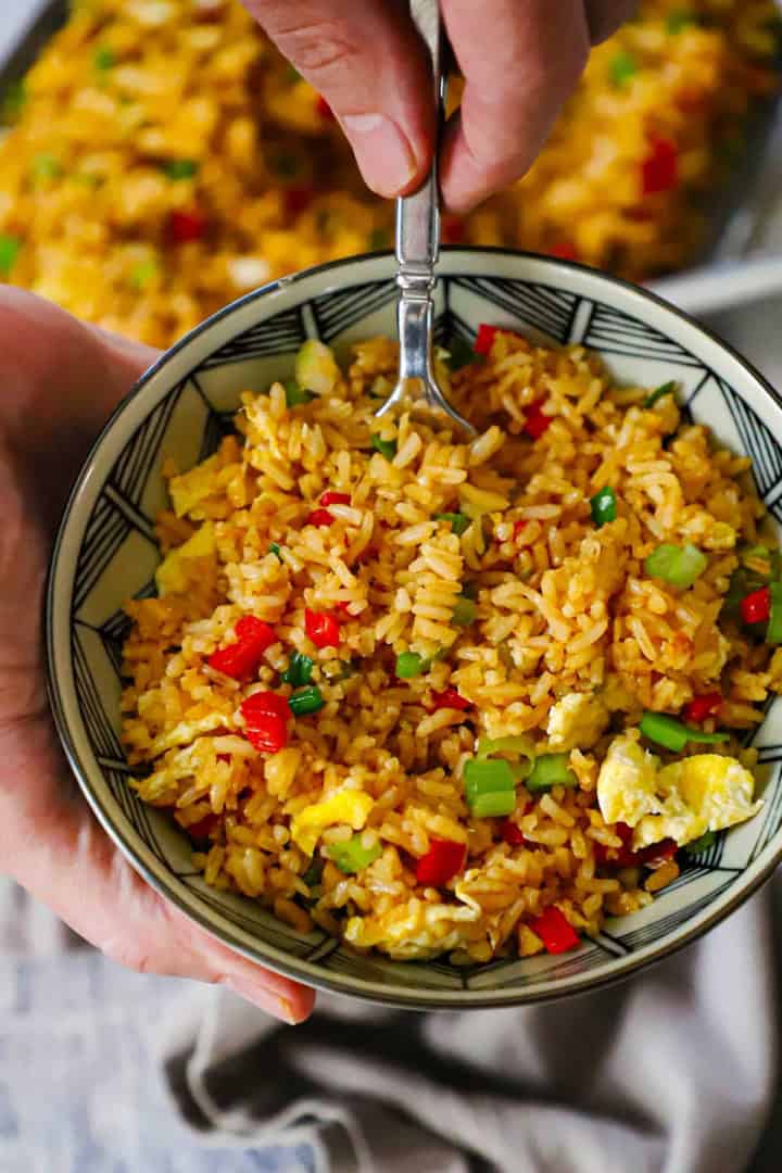 Homemade Peruvian Fried Rice (Arroz Chaufa Recipe) | How To Feed A Loon